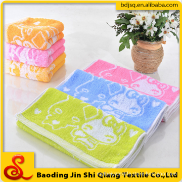 cartoon characters soft jacquard rabbit infant saliva towel
